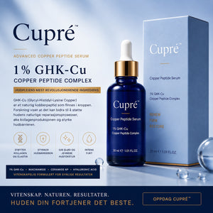 Cupré blå kobberpeptidserum 1%