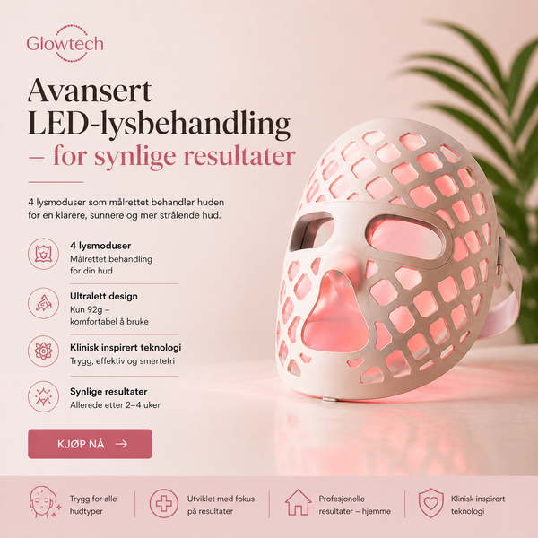 Glow Up Lumi™  Ultralett LED lys maske