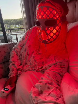 Glow Up Lumi™  Ultralett LED lys maske